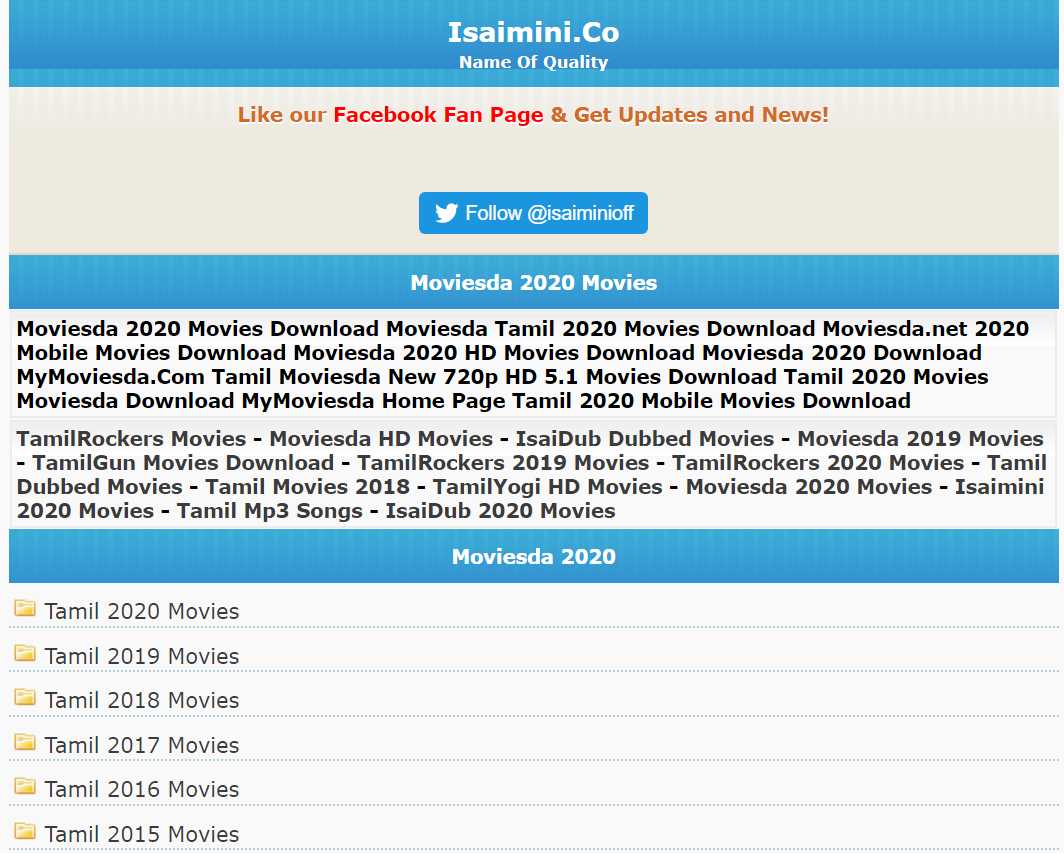 Isaimini Website 2020 Tamil Dubbed Movies Download Or Watch Online