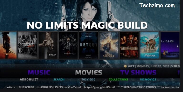 kodi no limits magic build on kodi 18